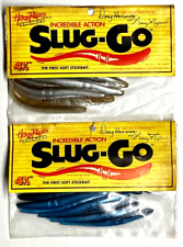 Herb Reeds Baby Slug-go 4.5 Arkansas Shine 10ct And Smoke Blue Pep Shad 10ct