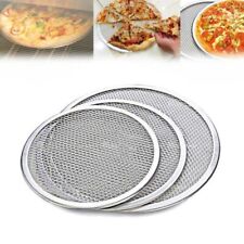 New Flat Oven Net Cookware Pizza Screen Aluminium Mesh Baking Tray Plate Pan
