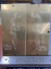 460-4-r Master Scrollflourish Template For New Hermes Engraver 4-way Mounting
