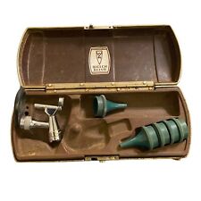 Vintage Medical Welch Allyn Otoscope Head With Case And Tips