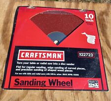 Vintage Nos 22723 Craftsman 10 Medcoarse Sanding Wheel 2 Sided Made In Usa