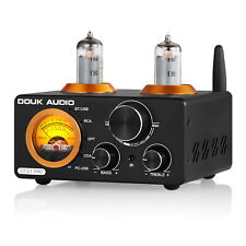 Douk Audio St-01 Pro Bluetooth Tube Amplifier Vu Meter Usb Dac Coaxopt Amp 100w