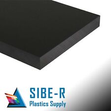 Polyethylene Non-textured Black Hdpe Plastic Sheet 18 X 6 X 12
