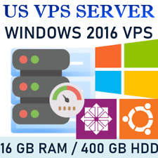 1 Year Vps - Rdp Server Vps Server 16gb Ram 500gb Hdd