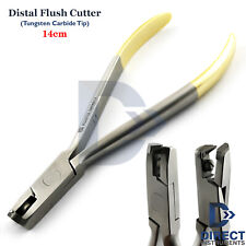 Dental Flush Cutter Distal End Tc Orthodontic Long Handle Wire Cut Hold 14cm