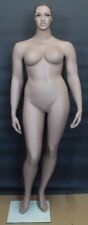 New 6 Ft 12in Plus Size African American Female Mannequin Face Make Up Plus33b