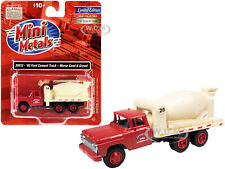 1960 Ford Cement Mixer Truck Red Cream 187 Ho By Classic Metal Works 30615