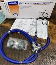 Omron Sprague Rappaport Blue Stethoscope 22 Original Box 416-22-db Euc