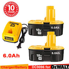 18v Xrp 6.0 Ah Battery For Dewalt Dc9096-2 Dc9098 Dc9099 Dc9096 Dw9096 Charger
