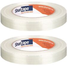 2x Shurtape General Purpose Fiberglass Reinforced Strapping Tape 34 X 60 Yards