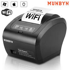 Munbyn Wifi Thermal Receipt Pos Printer 80mm Usblan Restaurant Kitchen Printer