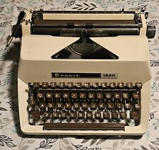 Vintage 1970s Facit 1620 Portable Typewriter Made In Sweden With Manual
