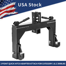3 Point Quick Hitch Adapter Category 12 H For Tractors Quick Attachment 3000lbs