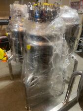 304 Stainless Steel Jacketed 150l Reactor Asme Certified With Manway Lid Usa