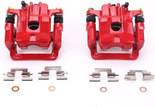 Rear S2674 Pair Of High-temp Red Powder Coated Calipers