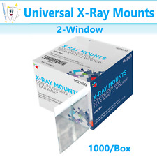Dental Universal X-ray Mounts X-ray Film Mounts 2-window Translucent 1000box