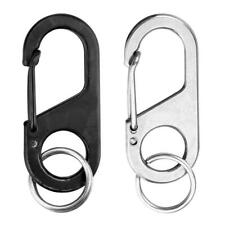 1x 8 Shape Carabiner Key Chain Ring Outdoor Climb Hanger Buckle Snap Hook Clip