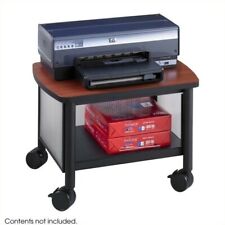 Safco Impromptu Under Table Printer Stand In Stainless Steel Frame In Black