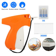 Clothing Garment Price Label Tagging Tag Gun 5000 Pins Fasteners 5 Barbs Needle