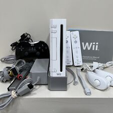 Huge Lot Nintendo Wii Console Bundle 7 Retro Games 3 Controllers See Photos 