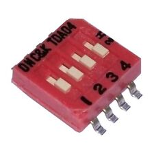 Tda04h0sk1 Ck Tda Series Ultra-miniature Smd Half-pitch Dip Switches 4 Position