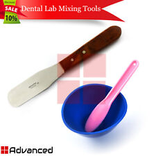 Dental Laboratory Mixing Rubber Bowl Plaster Spatula Waxing Modeling Instruments