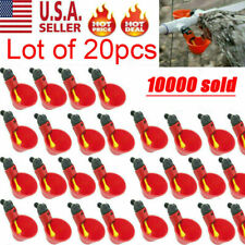 20pack Poultry Water Drinking Cups Chicken Hen Plastic Auto Drinker Quail Us