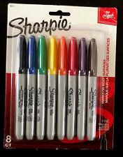 Sharpie Permanent Markers Fine Point 8 Pack Assorted Colors The Original
