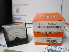 Simpson Electric Analog Panel Meter 03250 M1357 Ac Current 0-300 Ac A D2