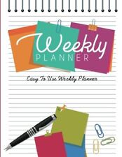 Weekly Planner Easy To Use Weekly Planner By Majestic Llc Publishing Brand New