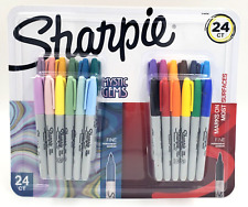 Sharpie Mystic Gems Permanent Markers Quick 24 Ct. Dry Fade Water Resistant