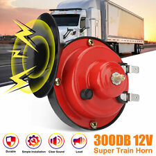 12v 300db Super Loud Train Horn Waterproof For Motorcycle Car Truck Suv Boat Red