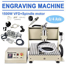 34 Axis 1500w 6040 Cnc Router Engraver Woodworking Engraving Milling Machine