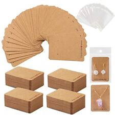 200 Pcs Earring Display Cards With 200 Jewelry Packaging For Earrings Necklace