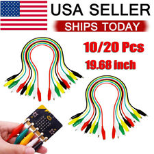 1020 Pcs Alligator Clips Electrical Jumper Wires Dual Ended Insulators Cables