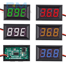 Mini Dc 5v-120v Voltage Volt Meter Voltmeter Led Panel 3-digital Display 2 Wire