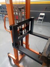 2200 Lbs Hydraulic Manual Stackerlifting Pallet Stacker Folk Lift 63height