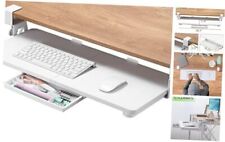 Keyboard Tray Under Desk Large Size Keyboard Tray With C 26.77 X 11.81 White