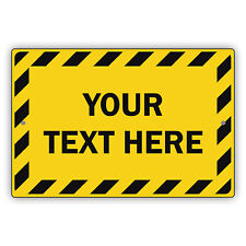 Custom Sign Your Text Wording Sign Personalized Text Notice Aluminum Metal Sign