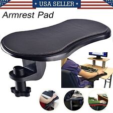 Black Computer Desk Chair Table Arm Wrist Rest Mouse Pad Support Home 29cm