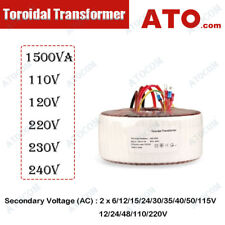Ato Toroidal Transformer Dual Primary Secondary 1500va 24-0-24v30-0-30v
