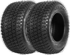 16x6.50-8 Lawn Mower Tractor Turf Tire 4 Ply Tubeless 620lbs Capacity Set Of 2