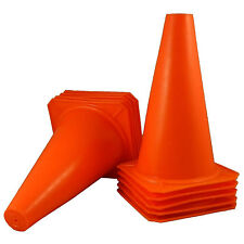 Qty 10 Brand New Us Seller Orange Cones 9 Tall Traffic Safety Training