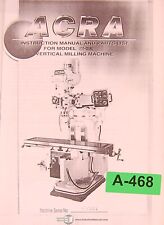 Acra Am-25ac Milling Instruction Parts Electrics Jf Install Troubleshoot Manual