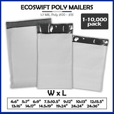 Poly Mailers 2.35mil Shipping Envelope Mailing Bags Plastic Seal Choose Size