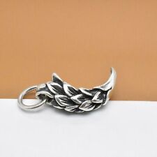 925 Sterling Silver Eagle Talon Claw Charm For Wolf Teeth Bracelet Necklace