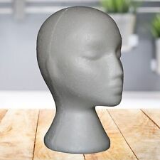 Us Styrofoam Foam Mannequin Wig Head Display Hat Wig Holder Stand White New