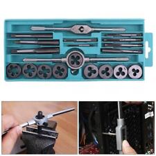 20pcs Tap And Die Cutter Alloy Steel Wrench Threaded Cutting Nut Screw Tool Set