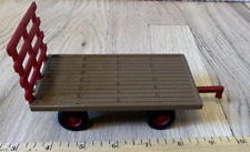 Ertl Case Ih Red Flatbed Hay Rack Wagon Farm Toy Tractor Implement 132 Scale