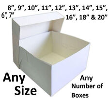 White Cake Boxes For Wedding Birthday Cakes 89101112131415161820 Box